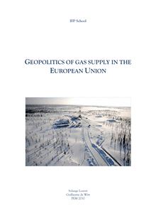 Geopolitics of gas supply in the european union