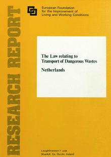 The law relating to transport of dangerous wastes