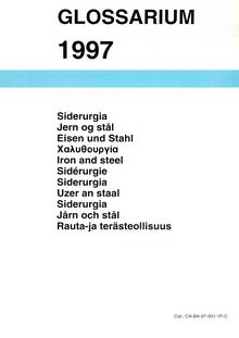 Iron and steel. 1 1997 Monthly