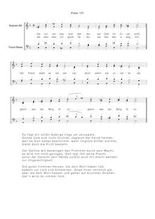 Partition Ps.125: Die nur vertraulich stellen, SWV 230, Becker Psalter, Op.5