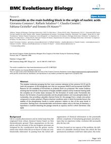 Formamide as the main building block in the origin of nucleic acids