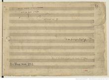 Partition Complete manuscript, Symphony No.92 en G major, “Oxford”