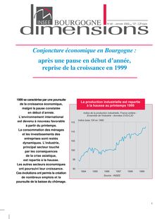 Conjoncture économique en Bourgogne  en 1999  