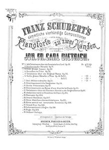 Partition complète, Trois Marches héroïques, Schubert, Franz
