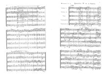 Partition complète, corde quintette No.10, Op.32, Onslow, Georges