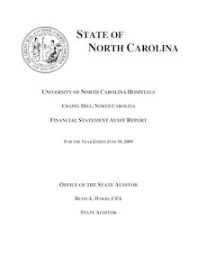 University of North Carolina Hospitals - Financial Statement Audit