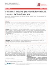 Induction of intestinal pro-inflammatory immune responses by lipoteichoic acid