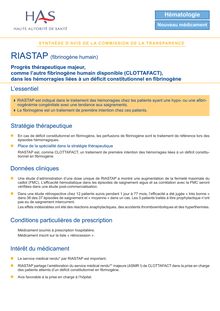 RIASTAP - Synthèse d avis RIASTAP - CT-9732
