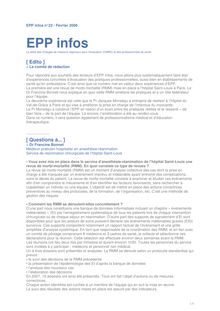 EPP infos n° 22 - Février 2008