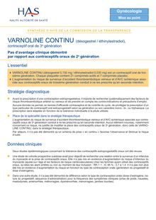 VARNOLINE CONTINU - Synthèse d avis VARNOLINE CONTINU - CT-6507
