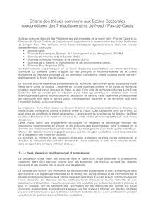 Charte des thèses commune aux Ecoles Doctorales coaccréditées ...