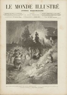 LE MONDE ILLUSTRE  N° 1477 du 18 juillet 1885