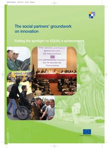 The social partners  groundwork on innovation