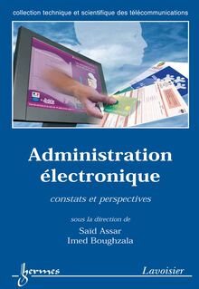 Administration électronique: constats et perspectives (Collection technique et scientifique des télécommunications)