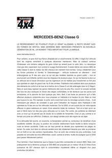 MERCEDES-BENZ Classe G