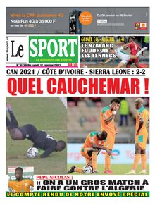 Le Sport n°4730 - du lundi 17 janvier 2022