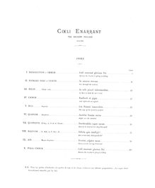 Partition complète, Cœli enarrant, Psalm XVIII, Saint-Saëns, Camille