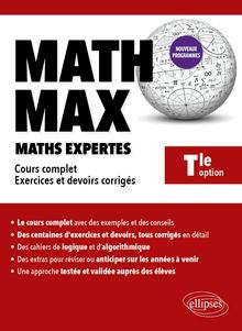 Math Max - Terminale Option Mathématiques expertes