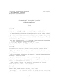 Universite de Pau et des Pays de l Adour Annee U F R de Sciences et Techniques Departement de Mathematiques