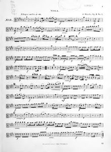 Partition viole de gambe, corde quatuors, Op.3, Haydn, Joseph