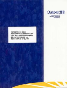 PDF, 1,3 Mo - Perceptions de la population québécoise en lien avec ...