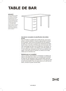 Guide d achat Table de bar d Ikea