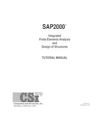SAP2000 Tutorial Manual