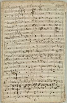 Score, Concerto No.4 pour Double basse en G major, G major, Keyper, Franz Joseph