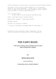 The Fairy Book - The Best Popular Stories Selected and Rendered Anew
