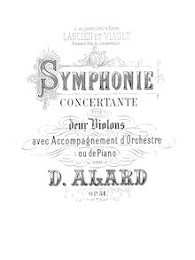 Partition de piano, Symphonie concertante No.1, G major