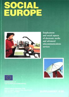 Employment and social aspects of electronic media and advanced telecommunications services