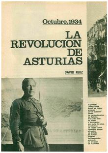 Octubre, 1934: La Revolución de Asturias