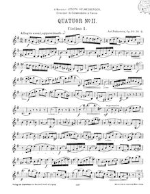 Partition violon 1, corde quatuor No.8, {{{Alternative Title}}}