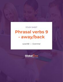 Phrasal verbs 9 - away/back