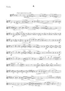 Partition viole de gambe, Piano quintette No.1, Klavierquintett Nr.1 h-moll