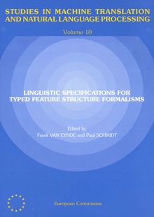 Linguistic specifications for typed feature structure formalisms