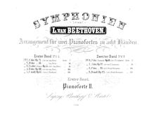 Partition Piano 2, Symphony No.4, B♭ major, Beethoven, Ludwig van