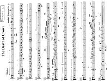 Partition Trombone 1, pour Death of Crowe, a minor, Robertson, Ernest John