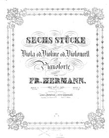 Partition Book 2 (No.4-6), 6 Stücke, Hermann, Friedrich