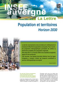 Population et territoires : horizon 2030