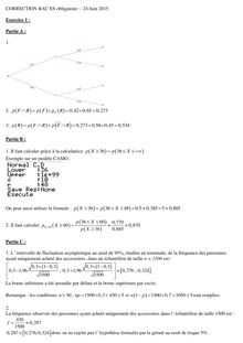 Corrigé Bac ES Maths (obligatoire)