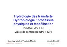 M2RH2SEhydrobiologieIntroductionvfinale [Lecture seule]