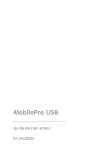 MobilePre USB  Guide de démarrage rapide