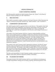 Audit Committee Charter Oct 2004  2 