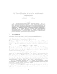 On the stabilization problem for nonholonomic distributions