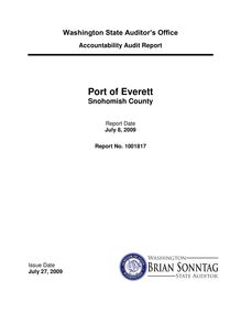 Accountability Audit Report Port of Everett Snohomish County