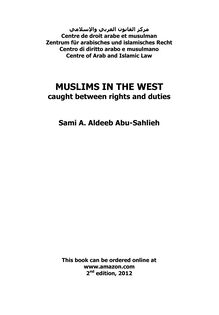 Muslims in the West caught between rights and duties