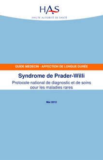 ALD hors liste - Syndrome de Prader-Willi - ALD hors liste - PNDS sur le syndrome de Prader-Willi