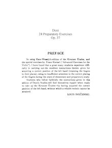 Partition complète (alternate scan), 24 Preparatory Exercises, Op.37