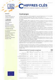 CHIFFRES CLES. Bulletin de la conjoncture européenne et synthèse 01/97